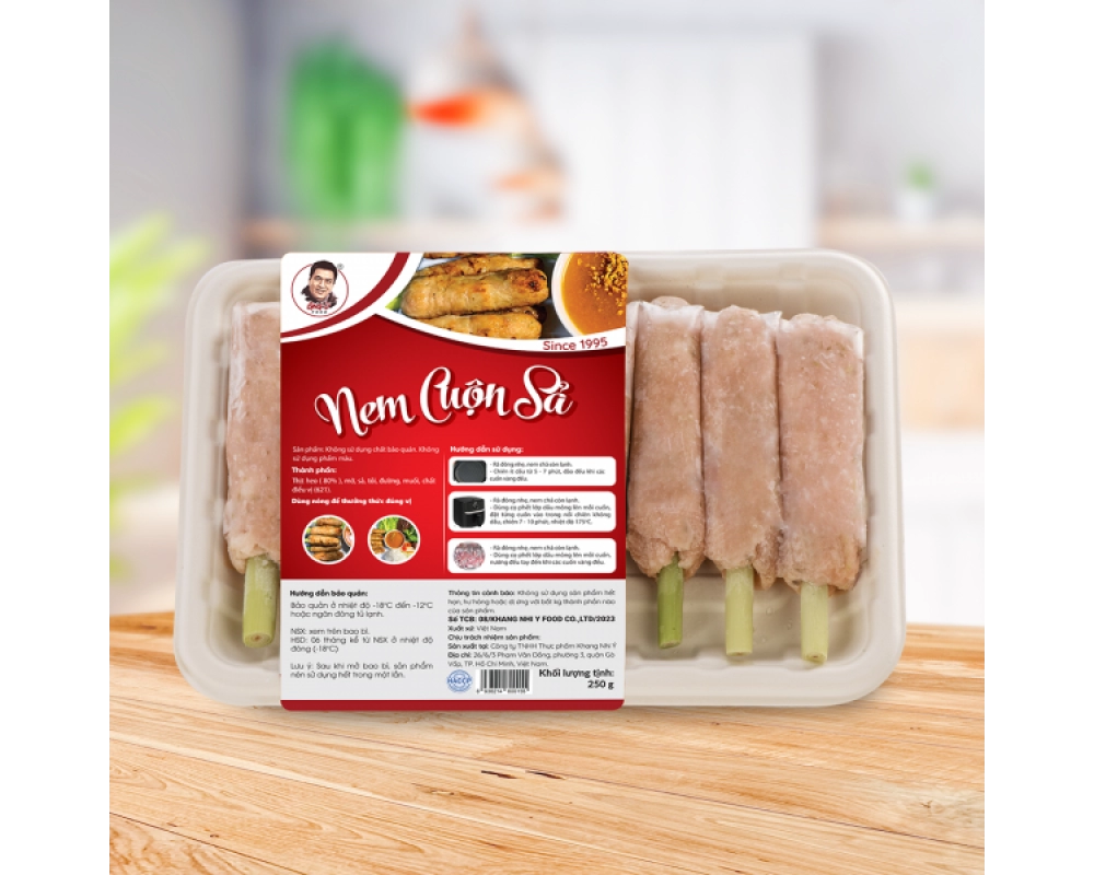 Nem Cuộn Sả Ông Ù 250gr Nem Cuộn Sả Ông Ù 250gr